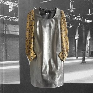 Junya Watanabe Comme Des Garcon CDG silver dress